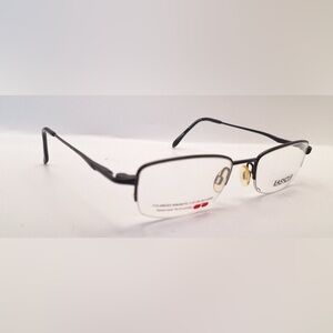 Easy Clip EC173 Black Oval Metal Sunglasses Frames Only